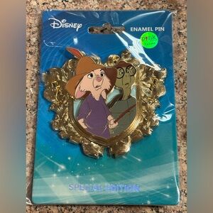 Disney PALM Pin - Skippy & Toby Family Crest Robin Hood 3” Pin LE 300 Exclusive